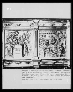 Beschneidung des Christuskindes und Anbetung der Hirten
