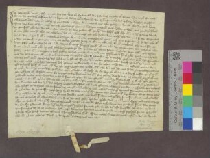 Kunzmann Forster zu Oberschwörstadt reversiert gegenüber Marquard von Baden, Komtur zu Beuggen, wegen 3 Juchart Reben in der Gemarkung von Oberschwörstadt, die ihm für den vierten Teil des Ertrags an Wein zu Erblehen verliehen wurden.