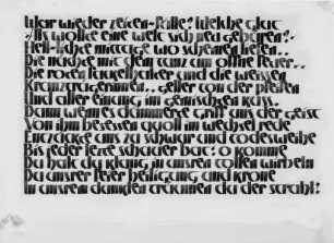 Schriftprobe