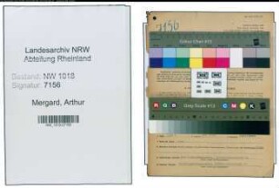 Entnazifizierung Arthur Mergard , geb. 04.06.1894 (Lehrer)