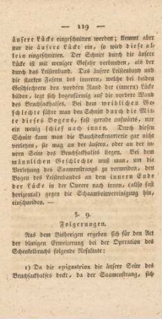 §. 9. Folgerungen
