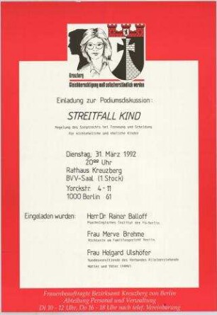 Streitfall Kind