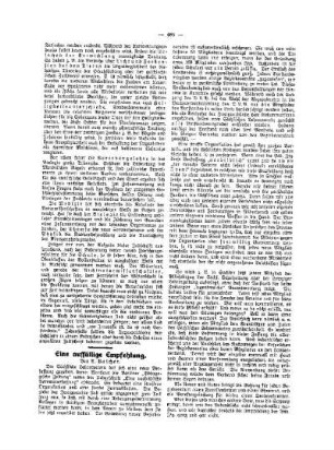 Eine auffällige Empfehlung