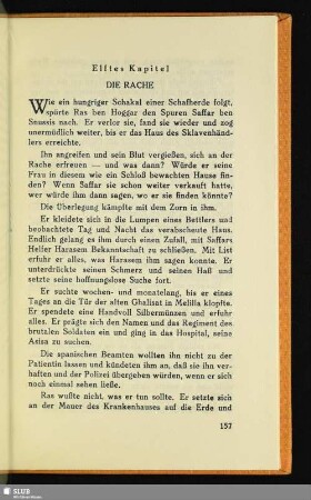 Elftes Kapitel: Die Rache