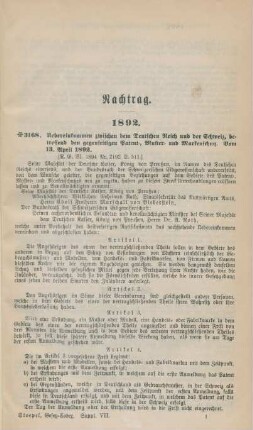 Nachtrag. 1892-1895