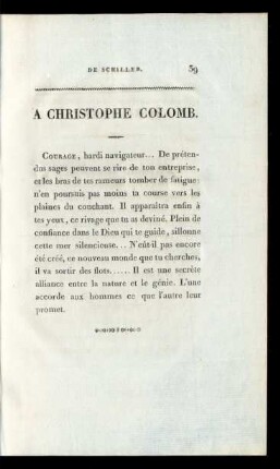 A Christophe Colomb.