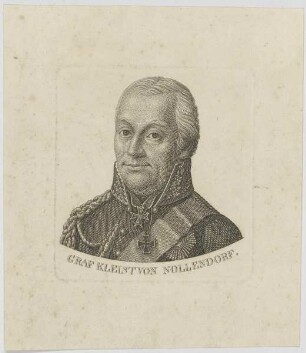 Bildnis des Graf Kleist von Nollendorf