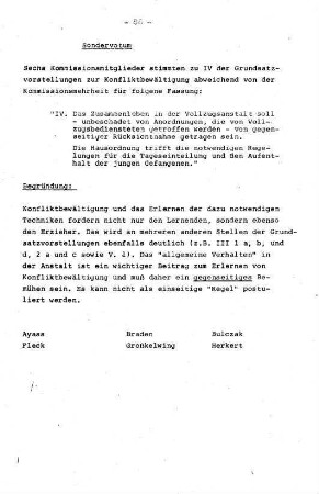 92-96, zu den Außenkontakten