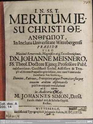 Meritum Jesu Christi theanthrōpu