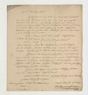 Brief von Artaria et Fontaine (Mannheim) an Joseph Heller