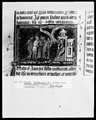 Perikopenbuch des Erzbischofs Kuno von Falkenstein: Christus