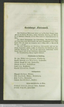 Greinburger Fideicommiß