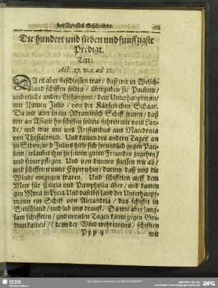 Die hundert und sieben und funffzigste Predigt