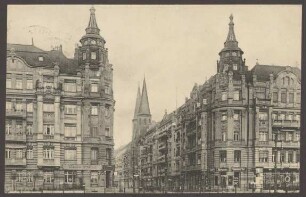 Ansichtskarte "Glogauerstrasse, Ecke Kottbuser Ufer" [1/2]