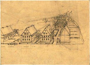 Fischer, Theodor; Nördlingen; Wohnhäuser Baugenossenschaft - Perspektive