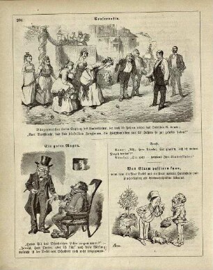 "Conservativ" "Ein guter Magen" "Was Einem passiren kann"