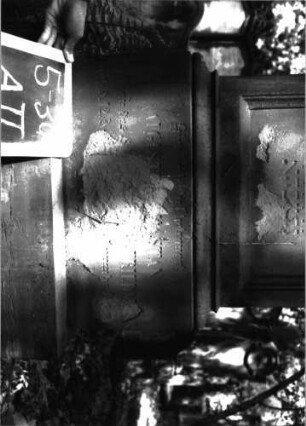 Grabstein A II/5/30 (Detailaufnahme 1)