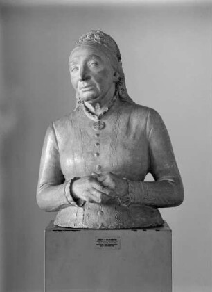 Büste Marie Fiedler (1819-1901), Mutter des Kunsttheoretikers Konrad Fiedler