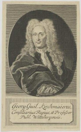 Bildnis des Georg Guil. Kirchmaierus