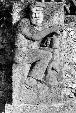 Reliefstein; Flörsheim, Konrad-Adenauer-Ufer