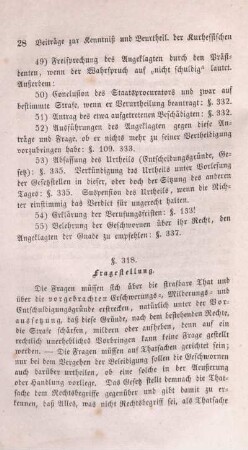 §. 318. Fragestellung.