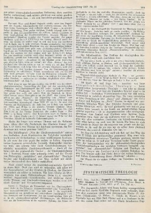 790-793 [Rezension] Vernunft und Offenbarung