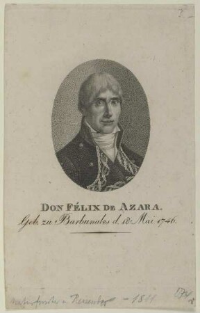Bildnis des Don Félix Azara