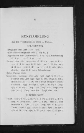 Silbermünzen