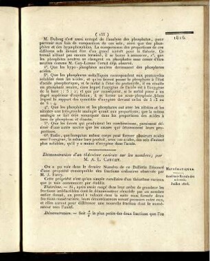 Démonstration d´un théorême curieux sur les nombres;
