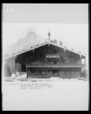Bauernhaus in Going am Wilden Kaiser