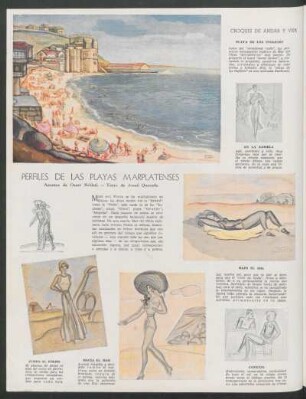 Perfiles de las playas marplatenses