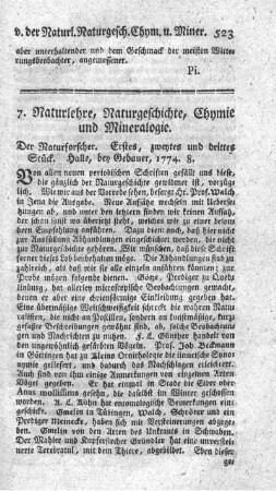 Der Naturforscher. St.1-3.
