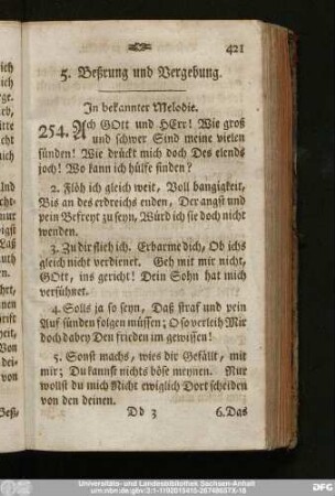 5. Beßrung und Vergebung.