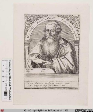 Bildnis Johann Kleinau (lat. Klainavius, Clainavius)