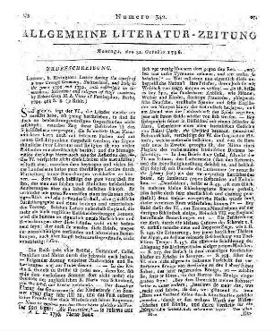 Gray, R.: Letters during the course of a tour through Germany, Switzerland, and Italy in the years 1791 and 1792. London: Rivington 1794