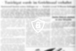 Tunichgut wurde im Gerichtssaal verhaftet