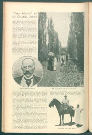 "Fray Mocho" en las colonias judías