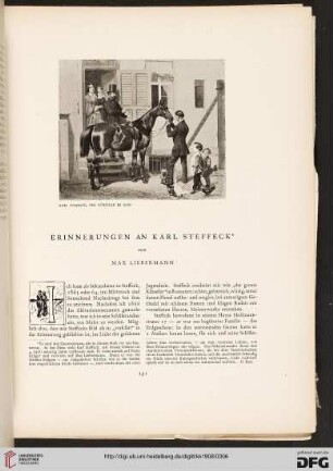 Erinnerungen an Karl Steffeck