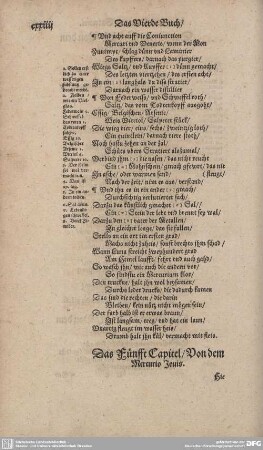Das Fünffte Capitel/Von dem Mercurio Jovis.