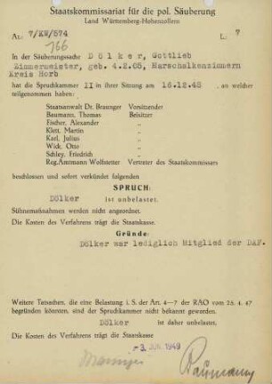 Dölker, Gottlieb