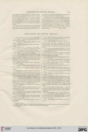 Chronique de l'hôtel Drouot