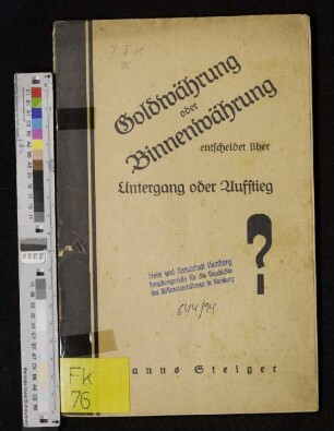 Goldwährung oder Binnenwährung entscheidet über Untergang oder Aufstieg