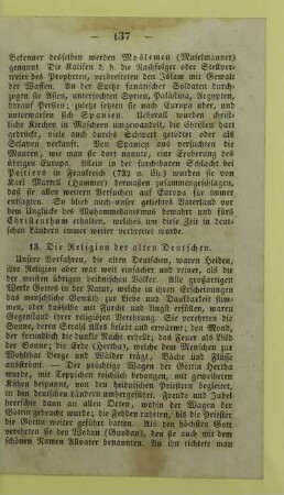 13. Die Religion der alten Deutschen