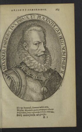Alexandri Principis Parmensis gubernatio.