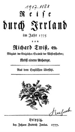 Reise durch Irrland im Jahr 1775