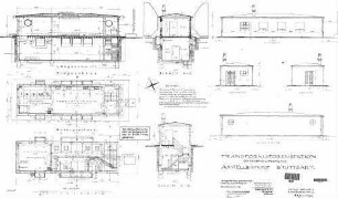 Stuttgart Hbf: NG Transformatorenstation Abstellbahnhof Grundrisse,Schnitte,Ansichten