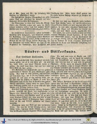 Länder- und Völkerkunde.