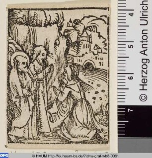 Die Mutter von Johannes und Jakobus bittet Jesus