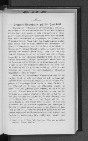 D. Johannes Bugenhagen, geb. 24. Juni 1485.