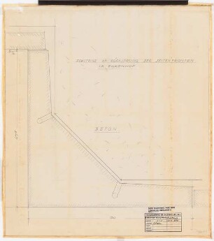 Reichsluftfahrtministerium, Berlin: Fassadendetail V3 (Ehrenhof, Werksteine) 1:1